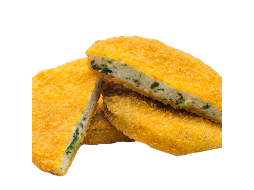 MEDALLON DE POLLO ESPINACA Y QUESO