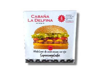 HAMBURGUESAS CABAÑA LA DELFINA x4