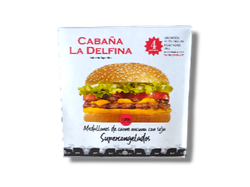 HAMBURGUESAS CABAÑA LA DELFINA x4