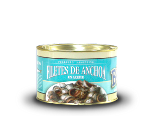 ANCHOAS EN ACEITE - FRASCO 180 GR