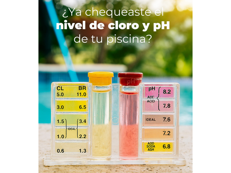 Kit para control de pH y Cloro de Cloroquen
