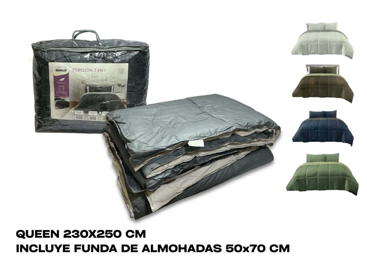 Edredón 3 en 1 - Queen