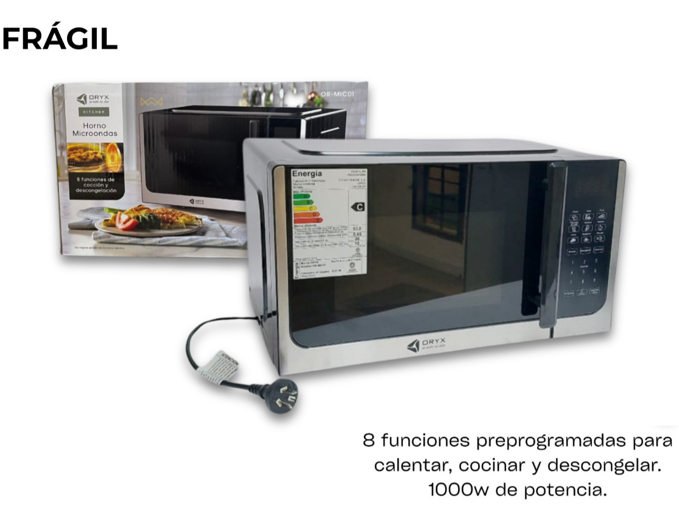 Oryx – Microondas 20L 1000W