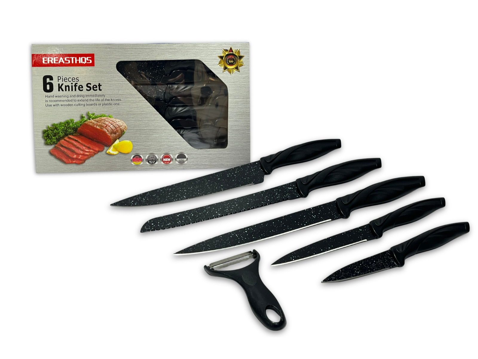 Set de Cuchillos de Cocina x6