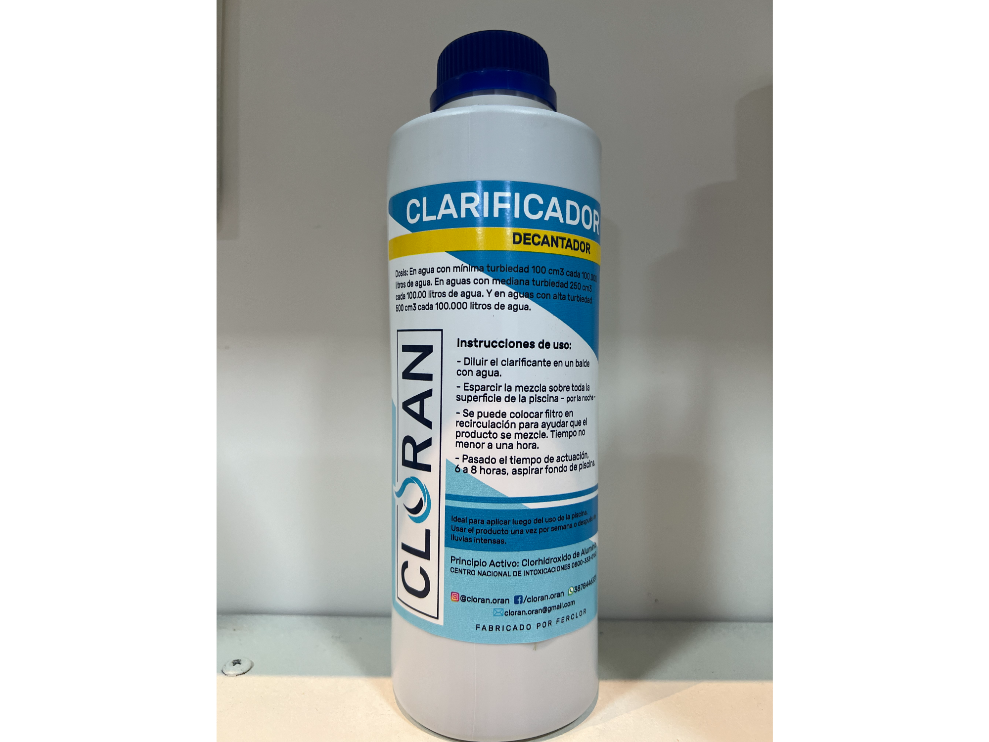 Clarificador CLORAN 1 lt. de cloran