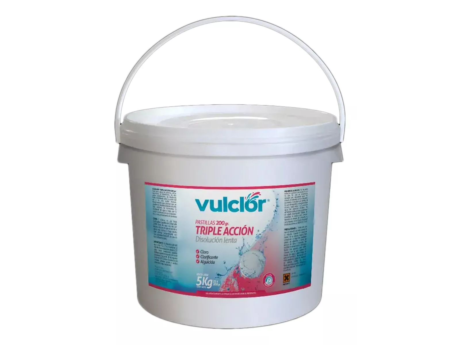 Pastillas triple acción VULCLOR  5 kgs.