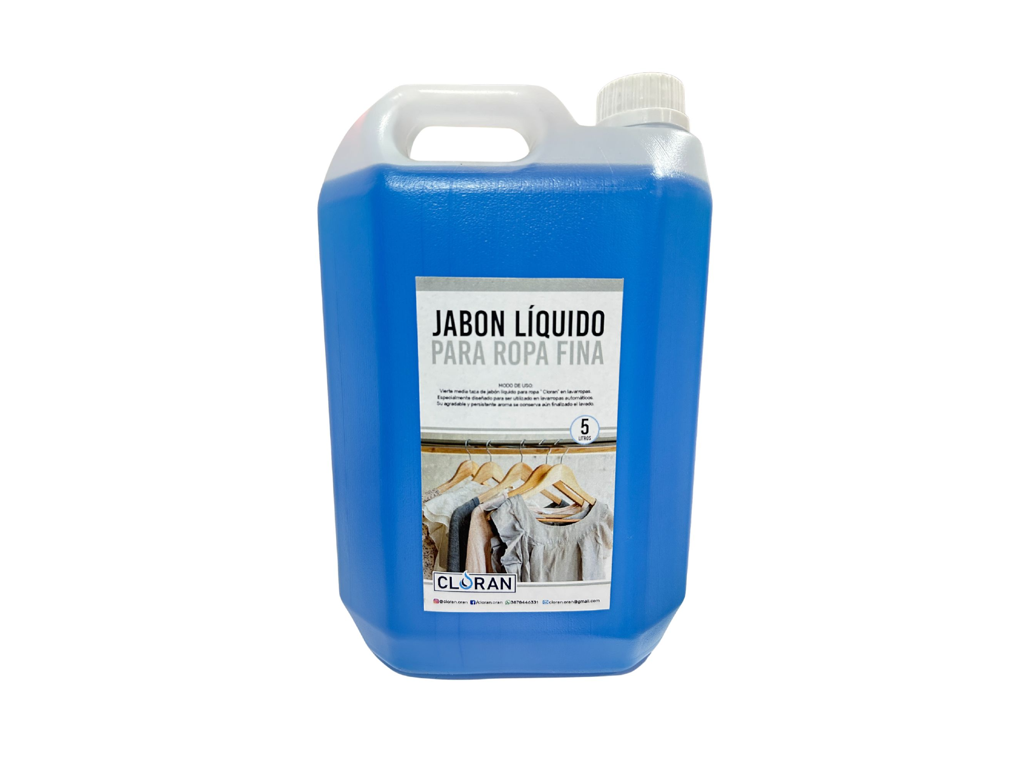 Jabón Líquido para Ropa Fina por 5 lts.