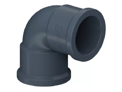 Codo Pvc 50 Mm 90º H H Soldable Gris Tigre Piscina Riego