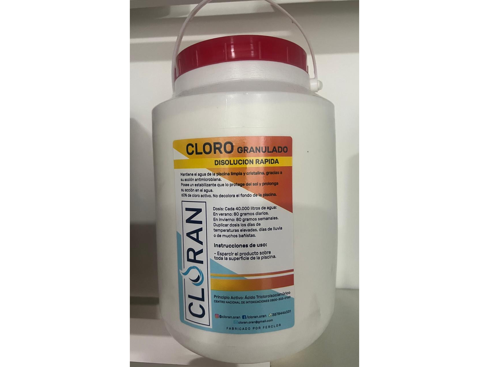 Cloro granulado Disolución Rápida CLORAN 5kg