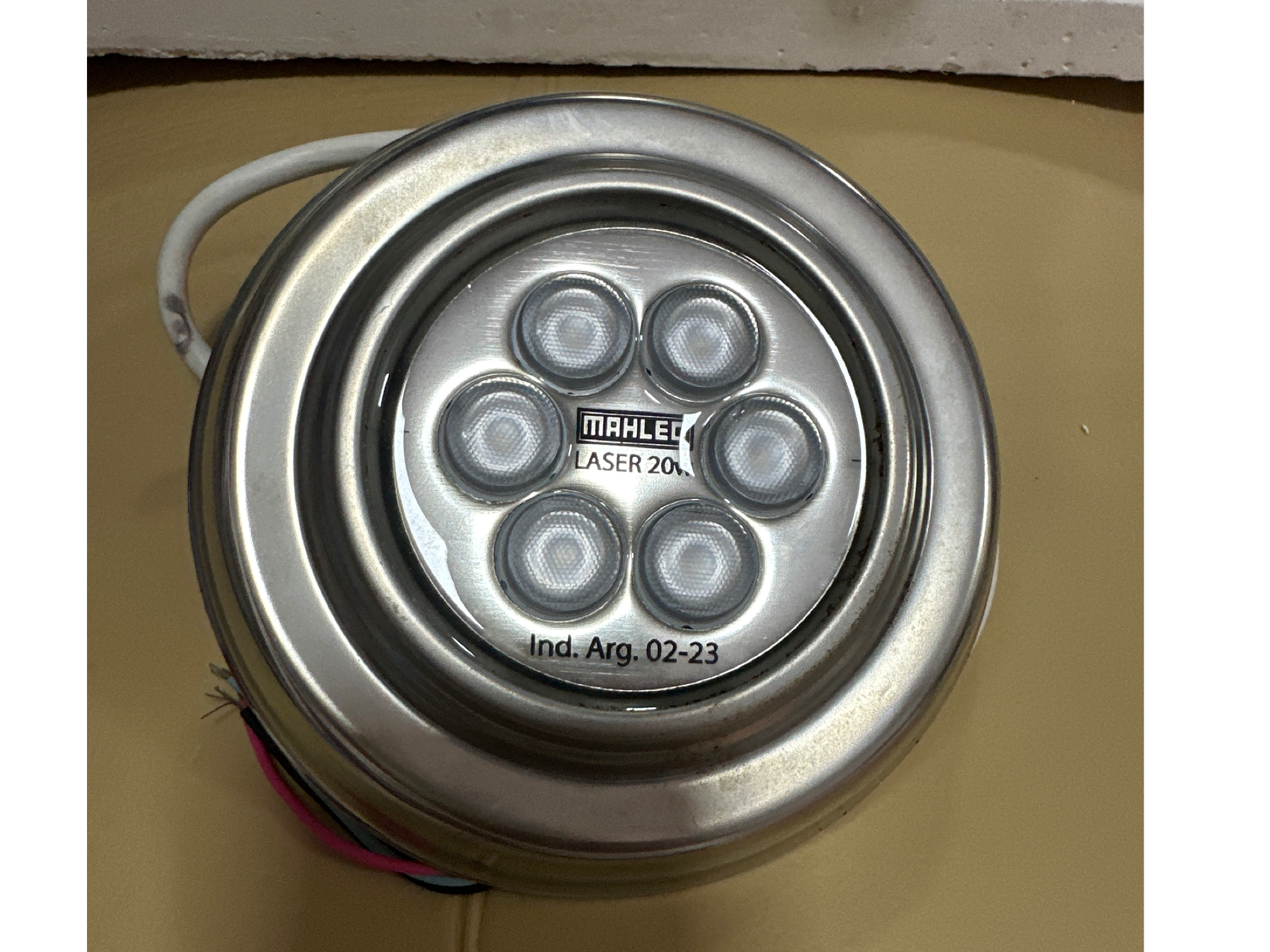 Luz led acero inoxidable RGB 20w p/fibra