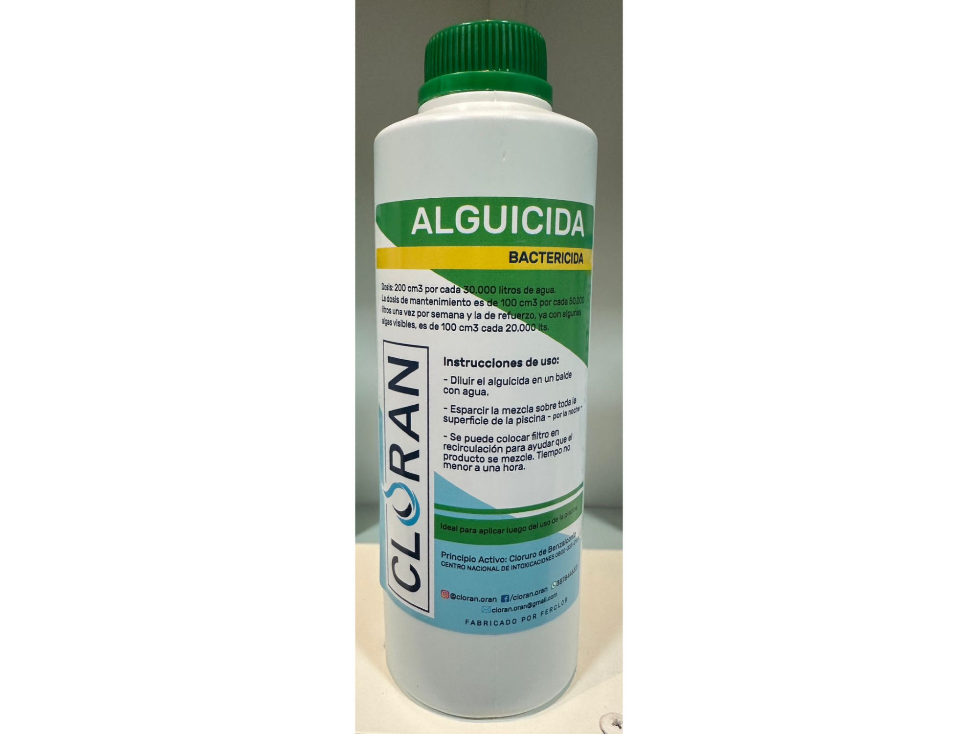 Alguicida CLORAN 1 lt. de cloran