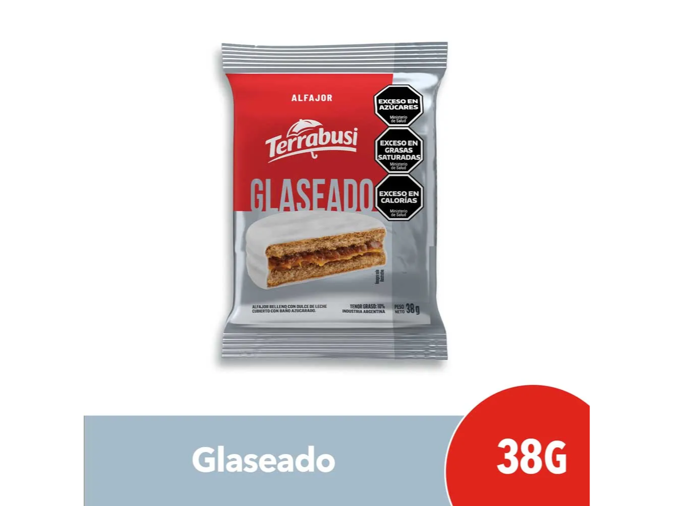 Alfajor Terrabusi Glaseado