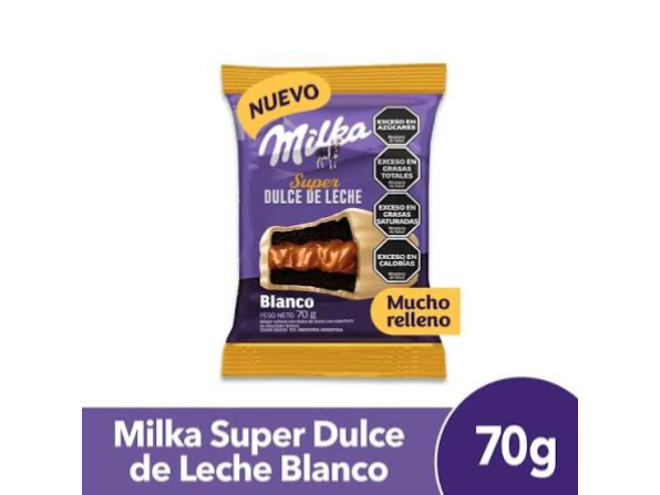 Milka súper dulce de leche Blanco