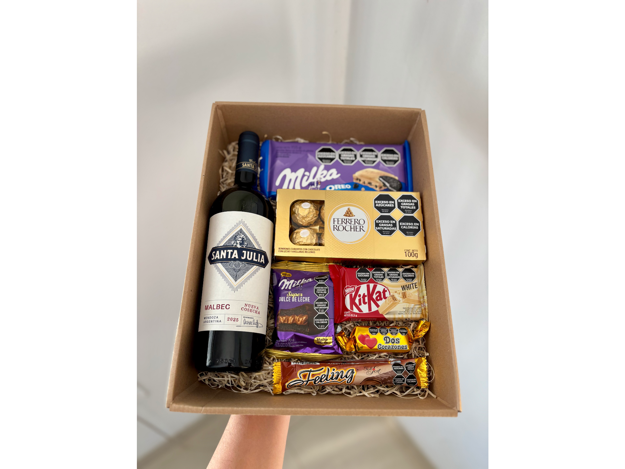 Caja Premium Con Vino