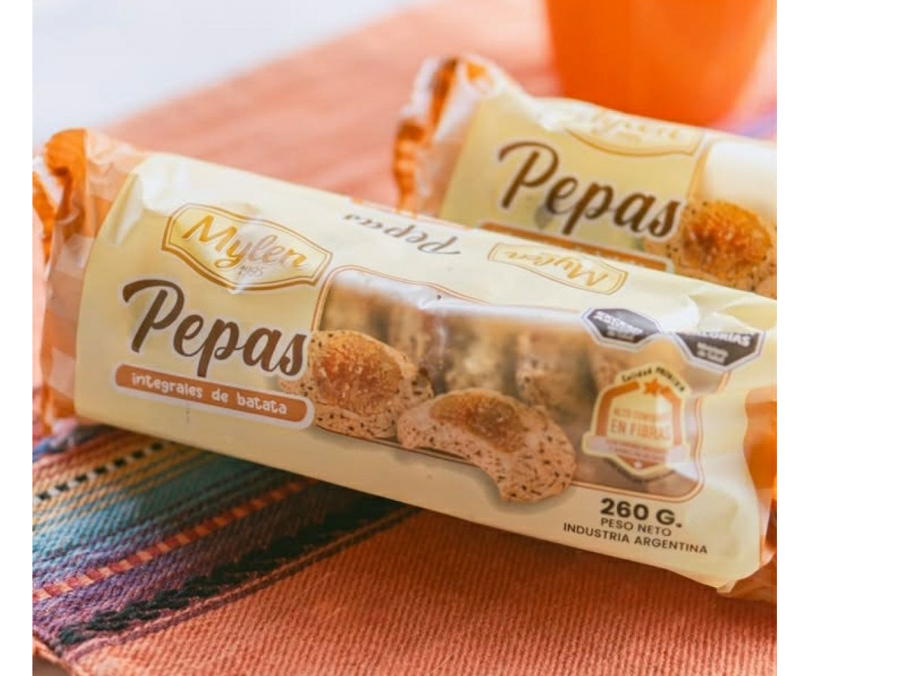 Pepas integrales de batata. Mylen