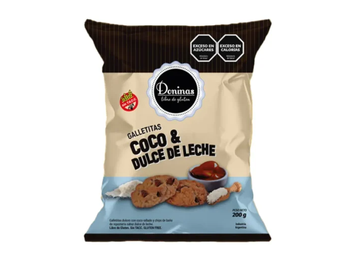 Galletitas Doninas coco y dulce de leche
