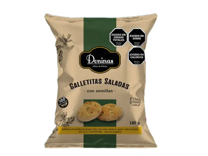Galletitas Doninas semillas salada