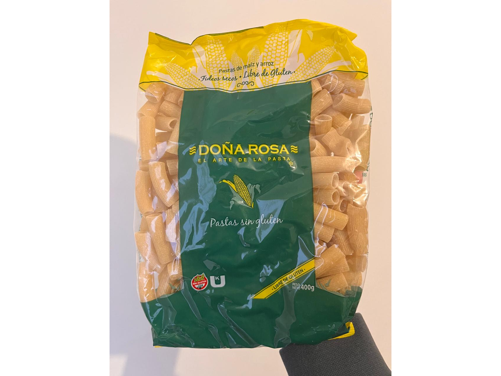 Rigatoni. Doña Rosa. Sin gluten