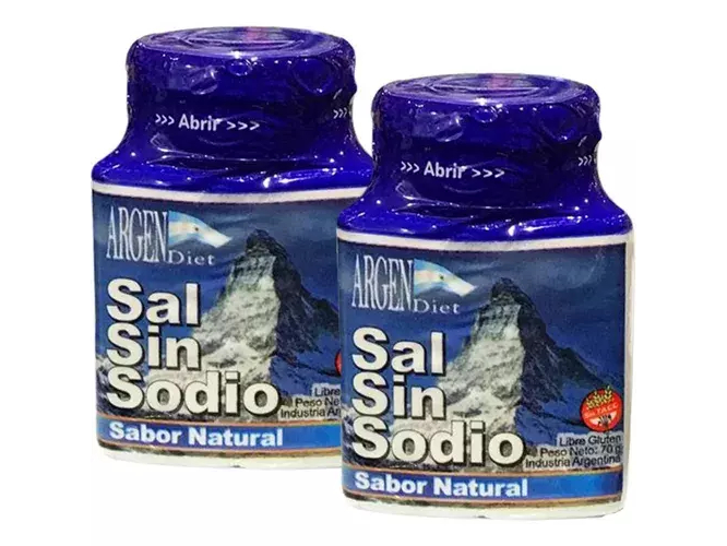 Sal sin sodio. Argendiet