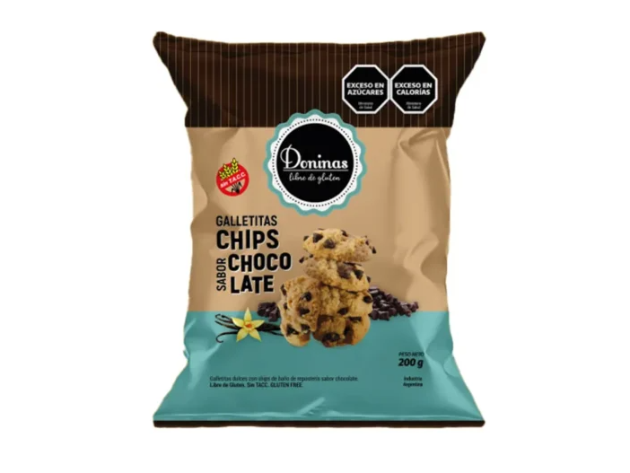 Galletitas Doninas con chips de chocolate