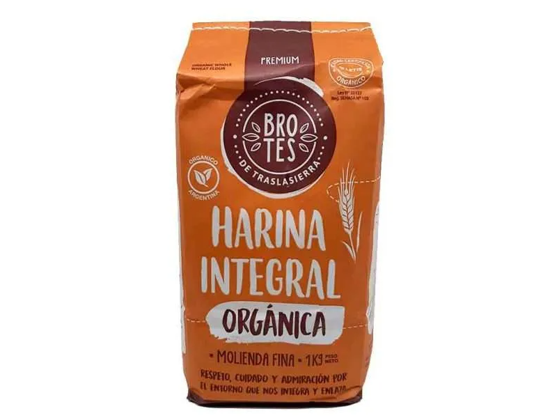 Harina integral orgánica Brotes