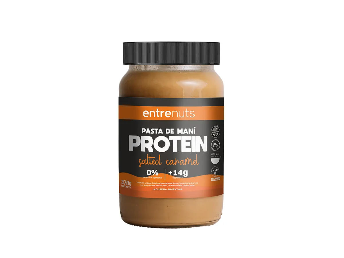 Pasta de maní entrenuts Protein salted caramel