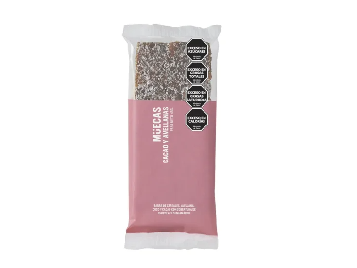 Barrita muecas Cacao y avellanas.