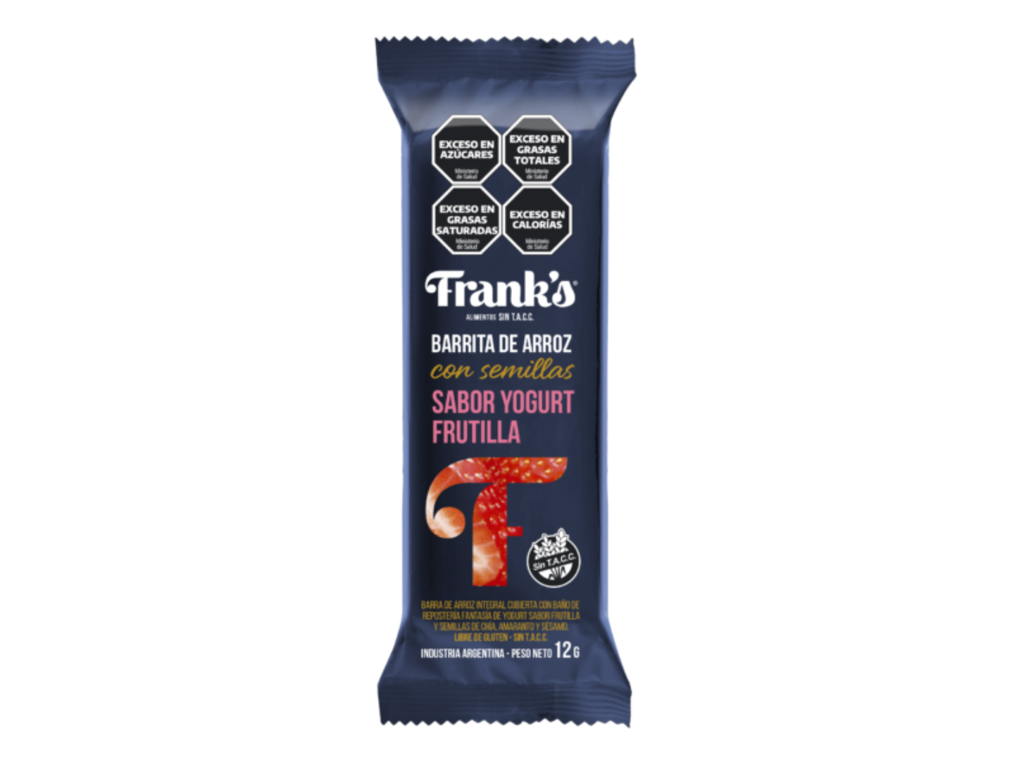 Barritas de Arroz Frank´s sabor frutilla