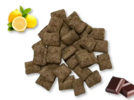 Almohaditas de chocolate negro con limón