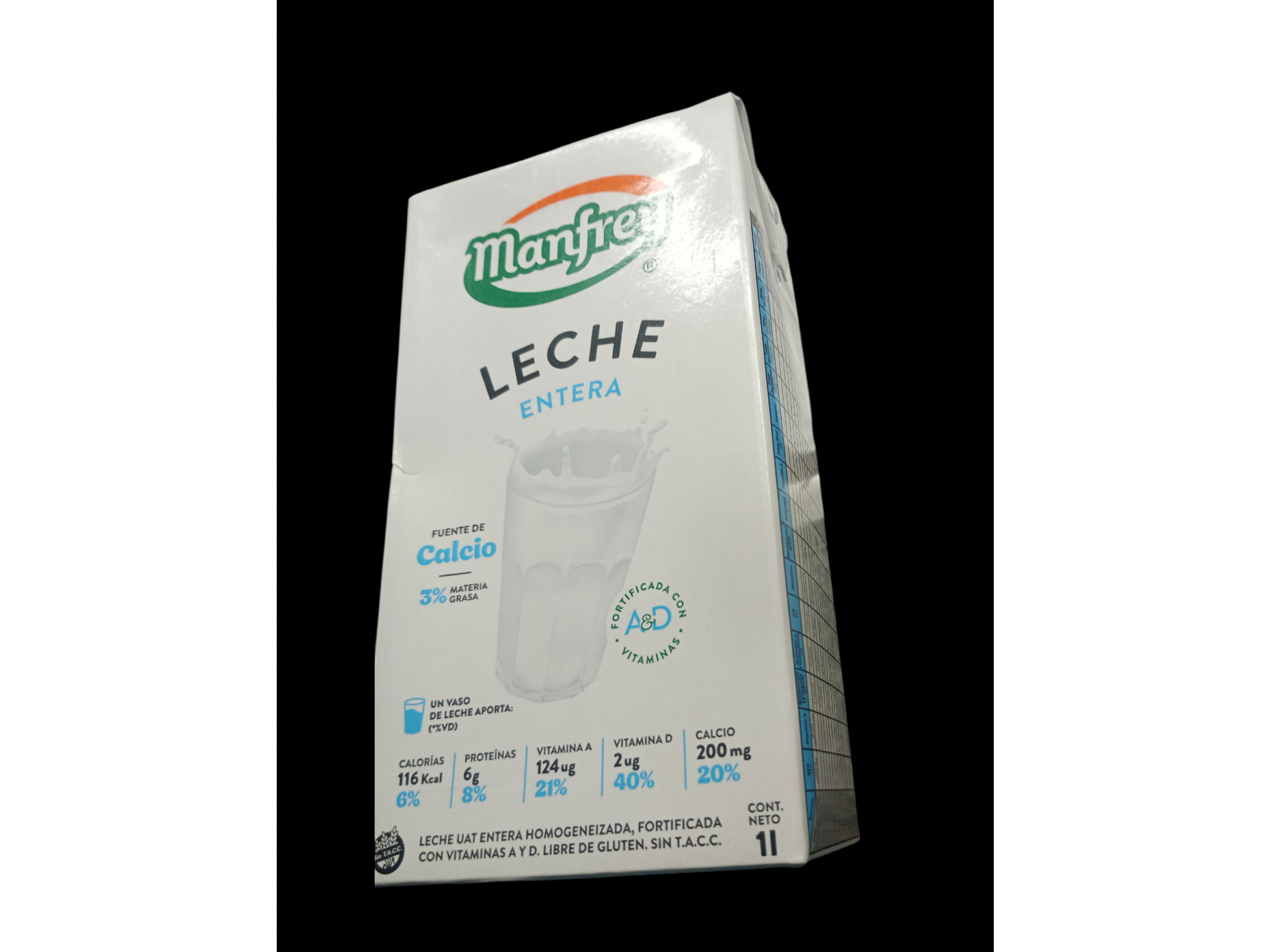 Leche entera manfrey1L cod144