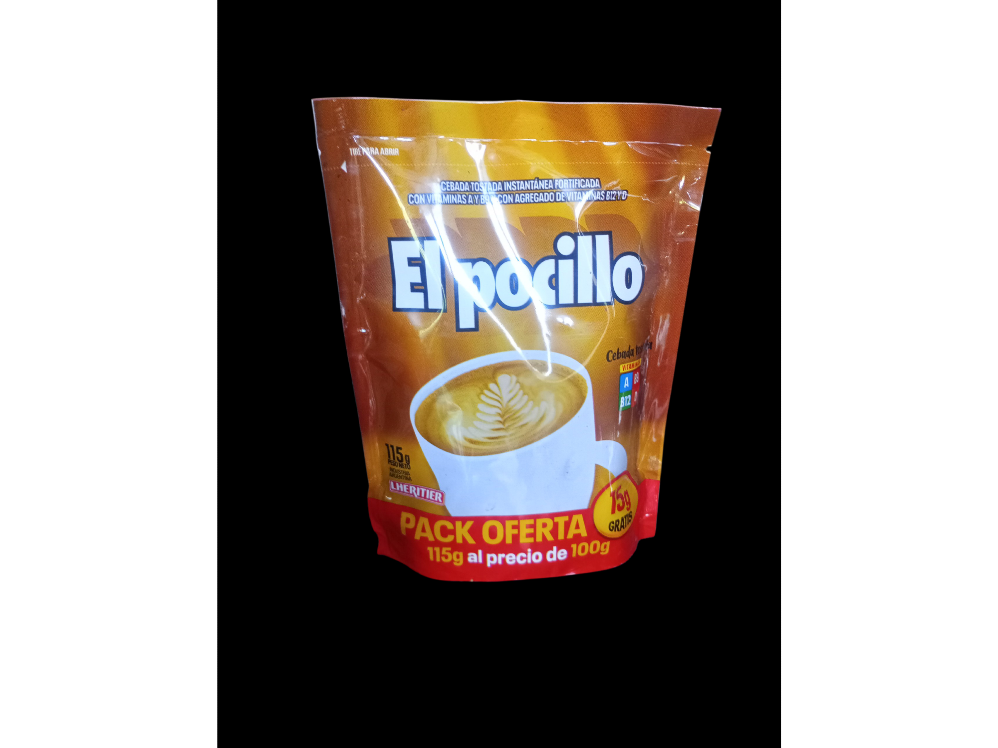 Malta con leche el pocillo 115g