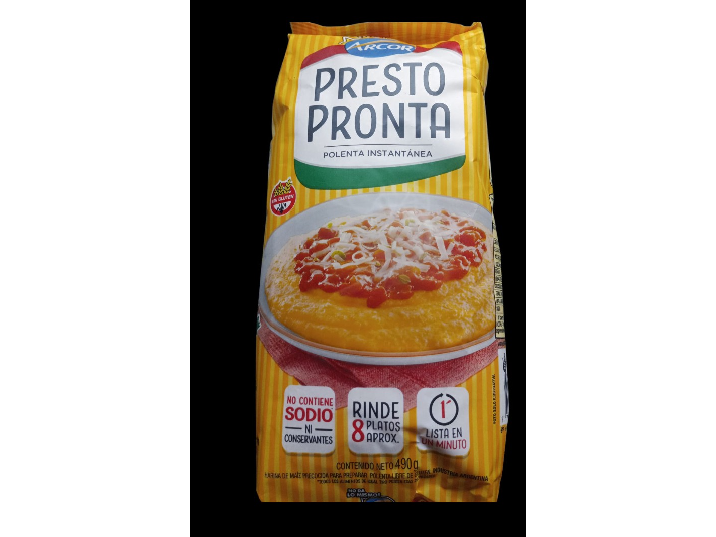 Polenta presto pronta 490 g