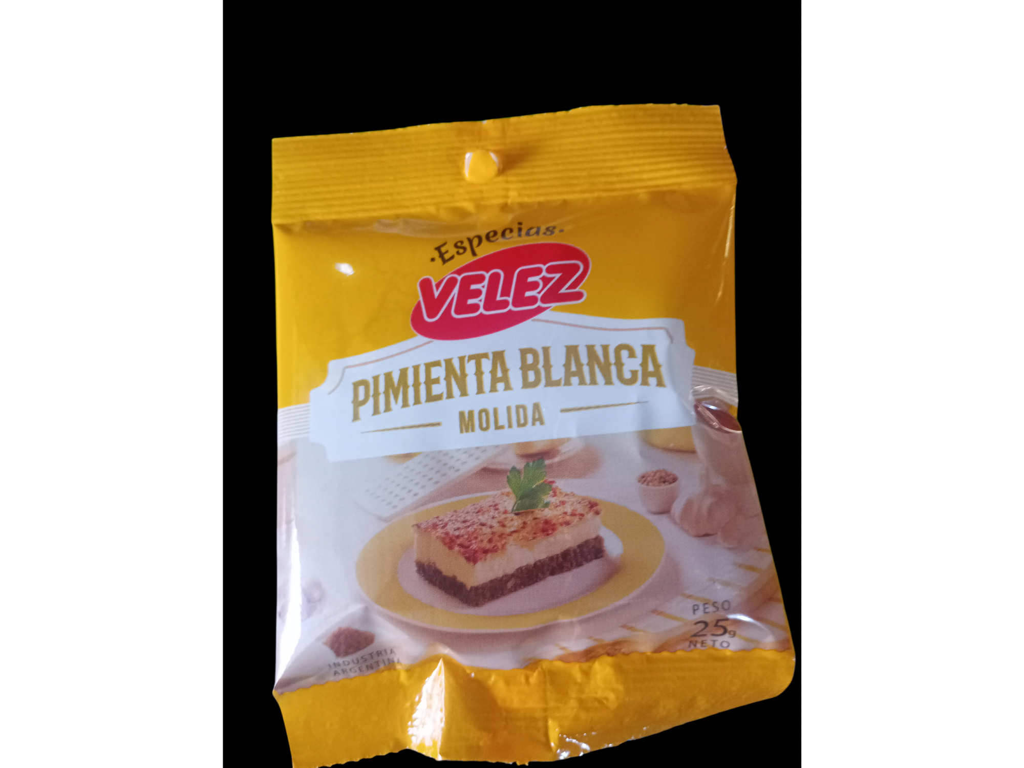 Pimienta blanca molida Velez