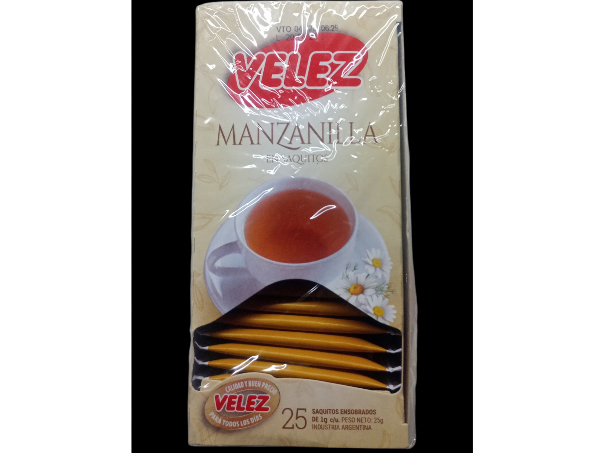Te de manzanilla Velez