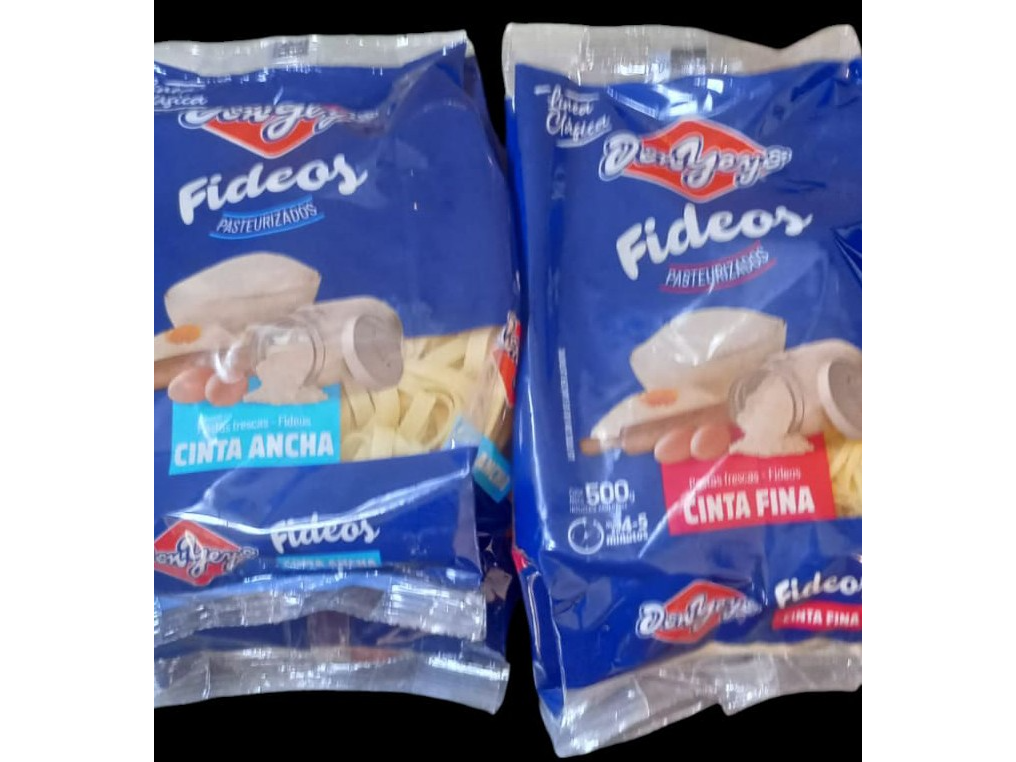 Fideos frescos don yeyo 500g