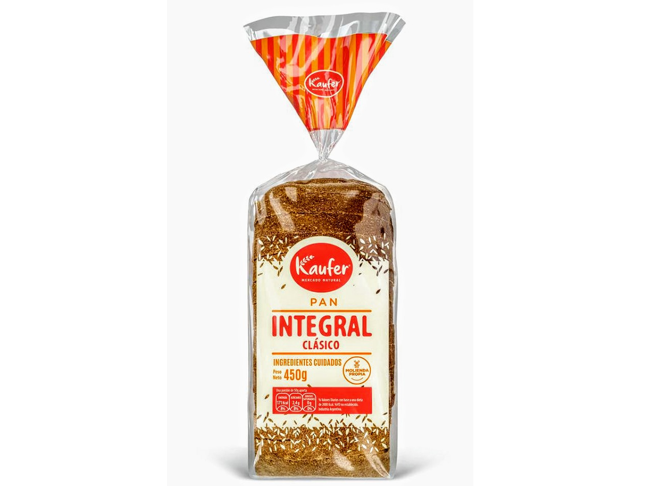PAN INTEGRAL CLÁSICO KAUFER - 450 gr
