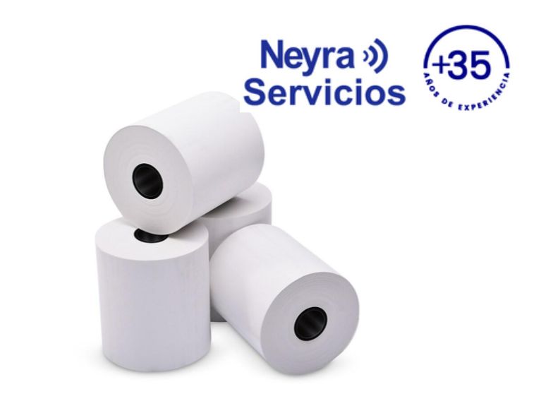 Rollo de papel 80mm x 30Mts de Neyra Servicios