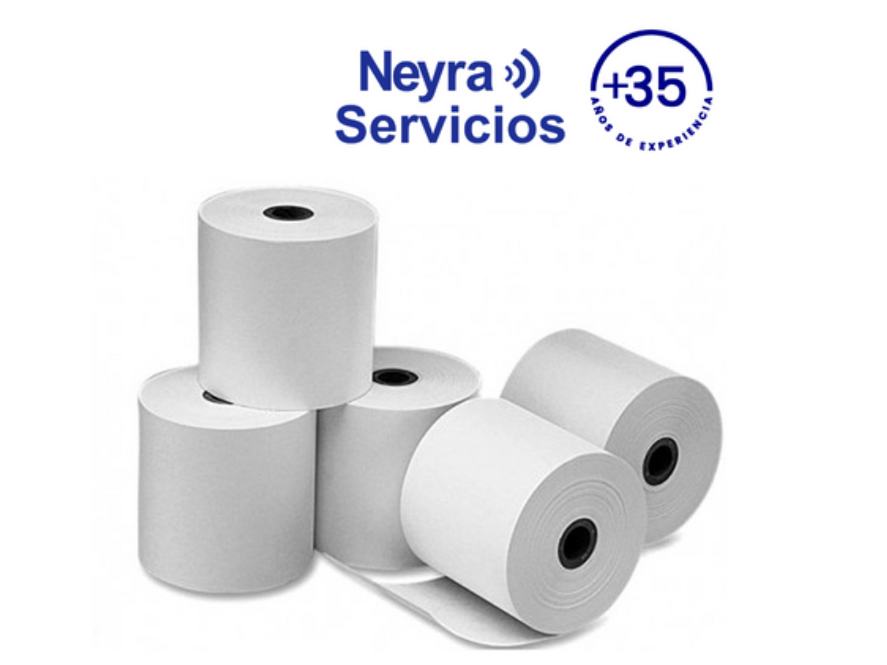 Rollo de papel 80mm x 50Mts