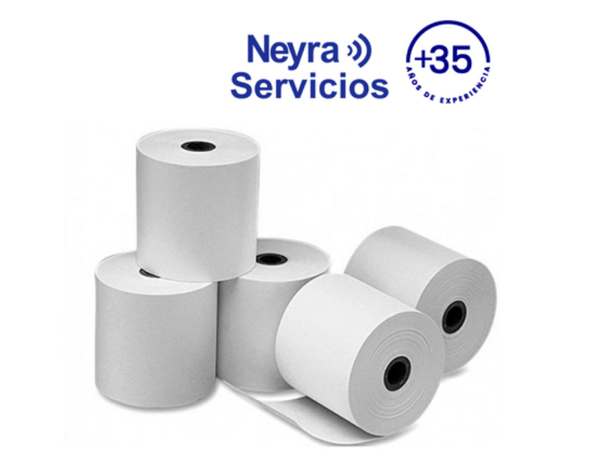 Rollo de papel 80mm x 50Mts de Neyra Servicios