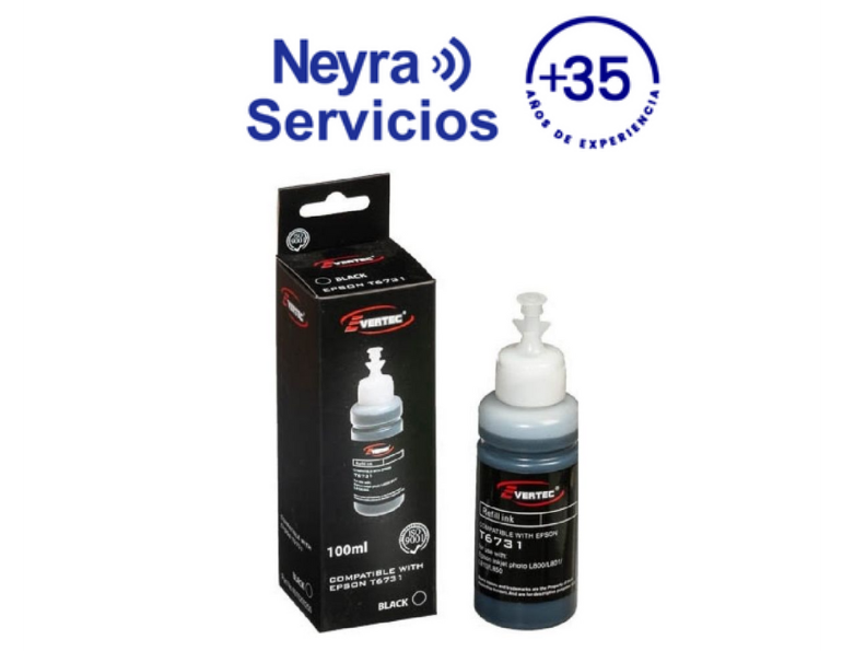 Botella de tinta alternativa 70ml T544 (L3210-3110-3250-4150-4160) de Neyra Servicios