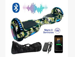Patineta Eléctrica Gadnic Balance Bluetooth Hasta 120kg 20km/h Placa Tao Tao + Bolso