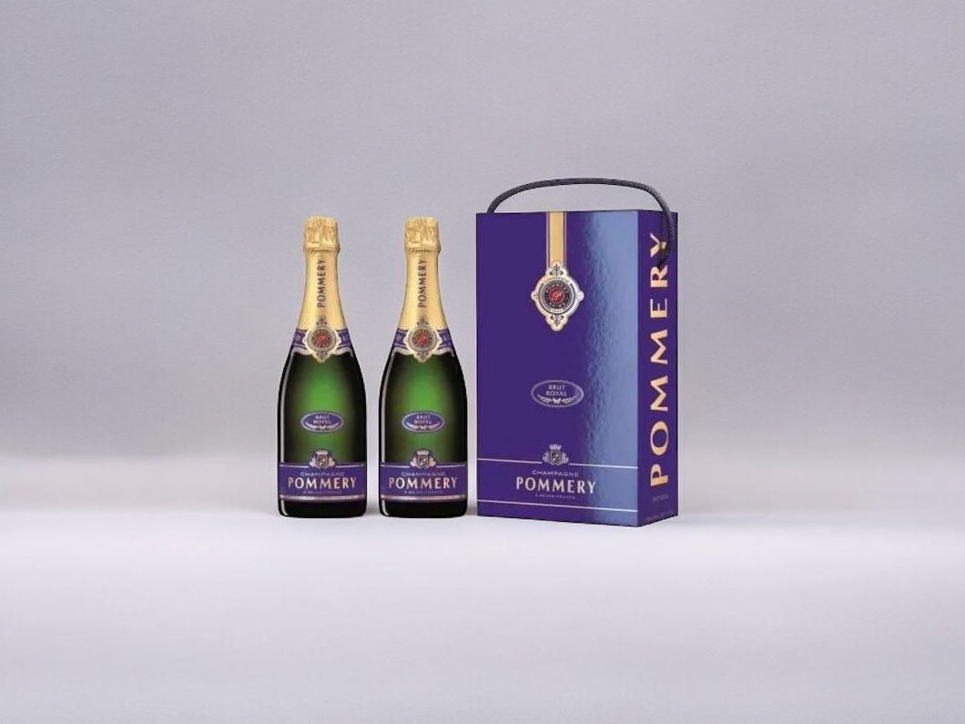 Estuche x 2 Champagne Pommery 750ml