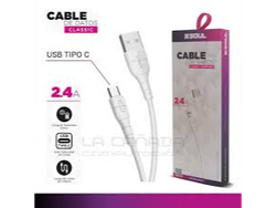 CABLE USB A TIPO C (2MTS) SOUL CLASSIC