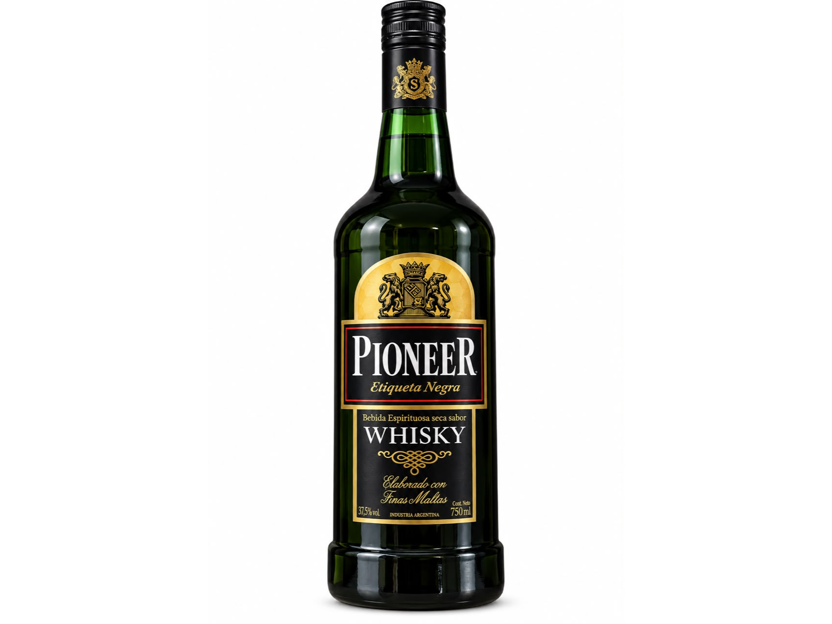WHISKY PIONNER CLASICO ETIQUETA NEGRA