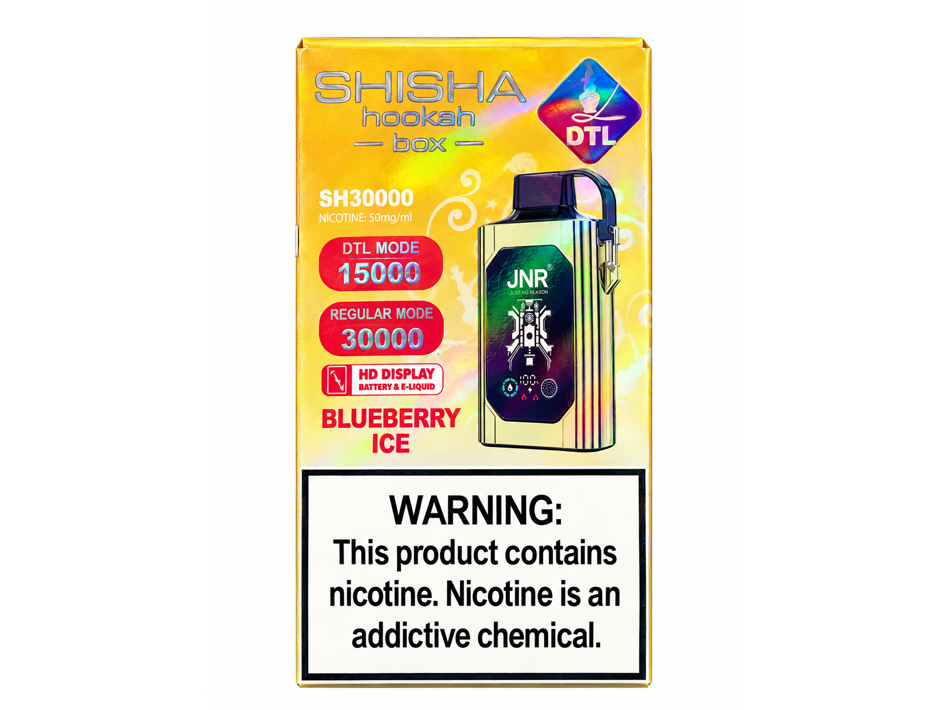 Shisha 30k puffs sabor Blueberry Ice