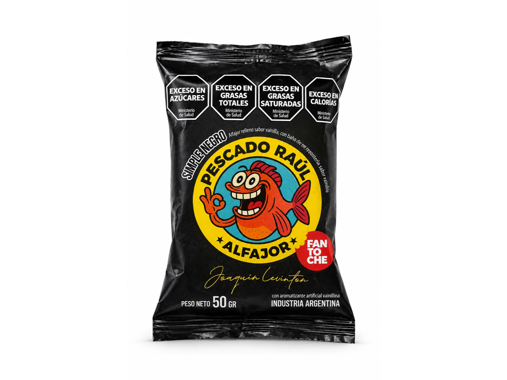 ALFAJOR PESCADO RAUL NEGRO