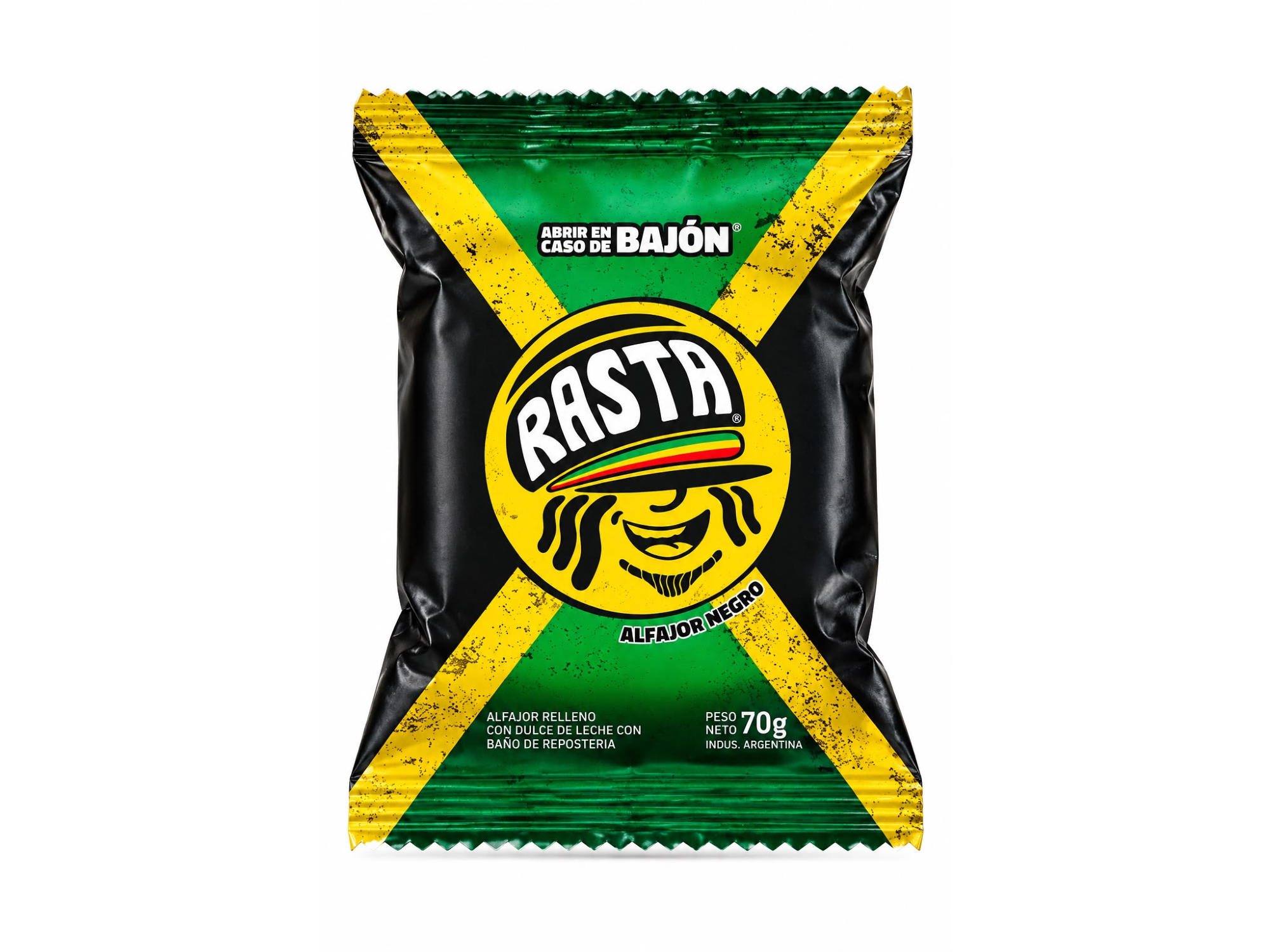 ALFAJOR RASTA NEGRO