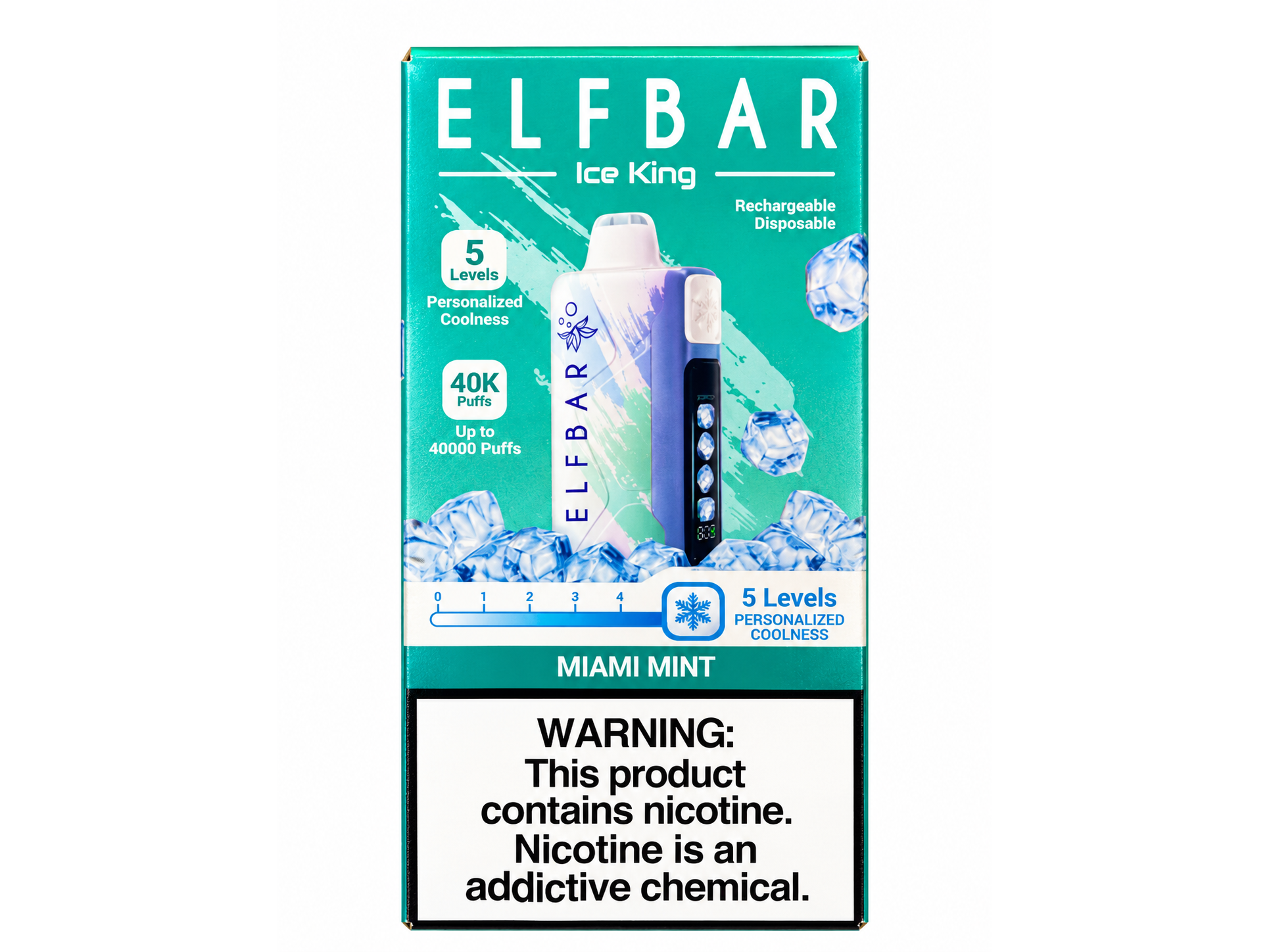 Elfbar 40k puffs sabor Miami Mint
