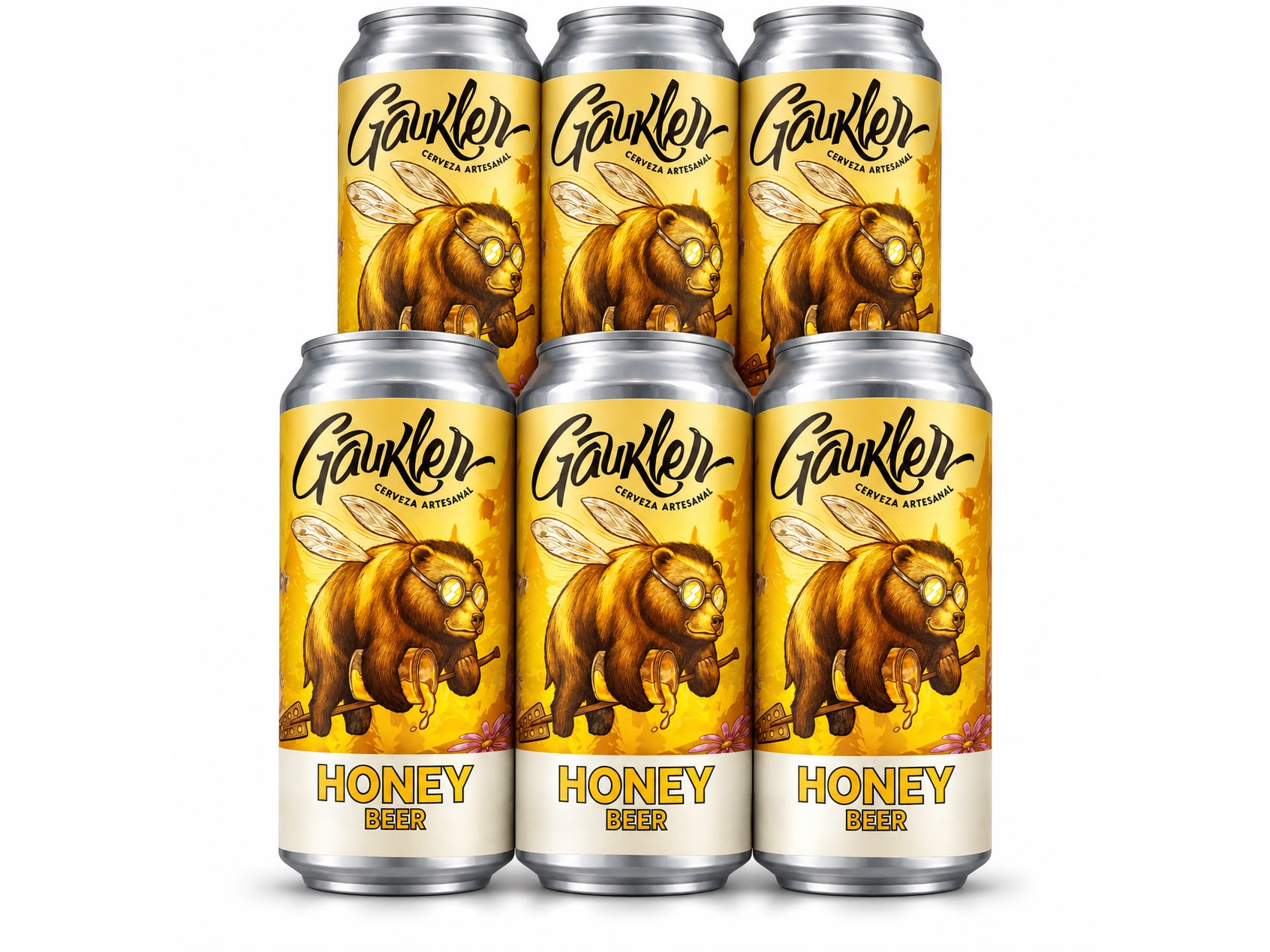 SIX PACK GAUKLER HONEY