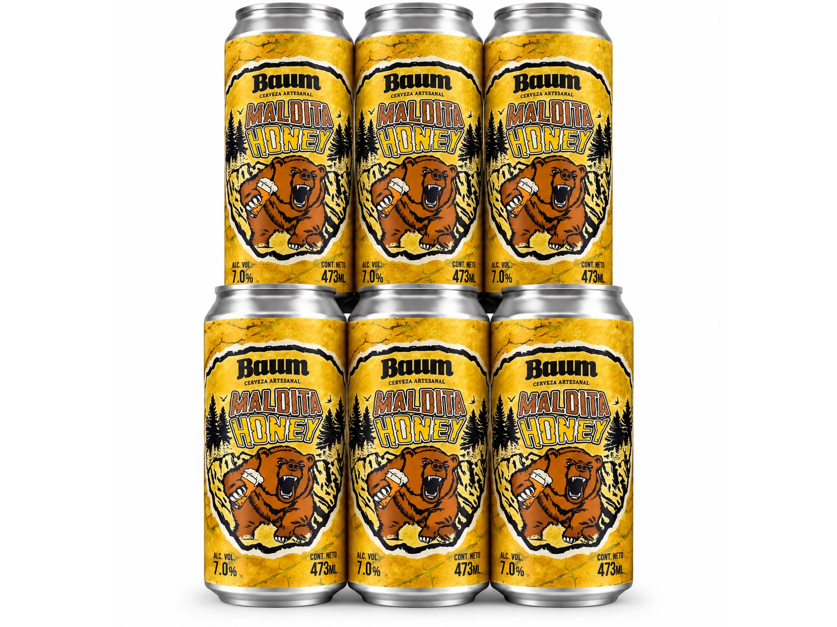 SIX PACK BAUM MALDITA HONEY